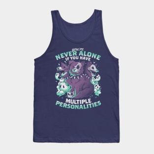 Multiple Personalities - Funny Evil Hell Dog Gift Tank Top